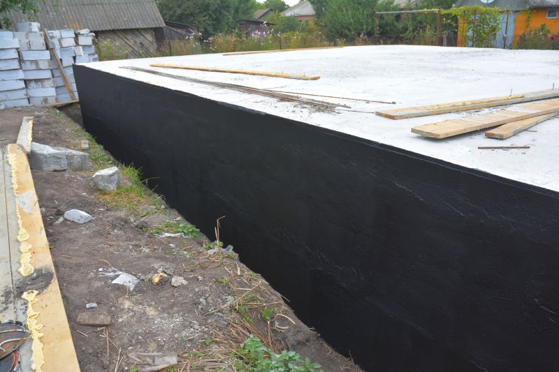 Sealed Foundation Walls